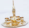 Brass Wine Set With 6 Glass 1 Surahi 1 Tray 0.24Kg