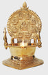 Brass Oil Lamp Kamakshi Diya 0.78Kg (Pack Of 2)