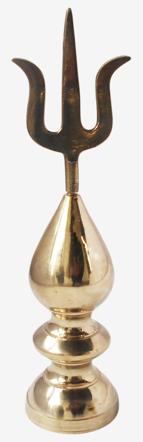 Brass Kalash Trishul 0.22Kg