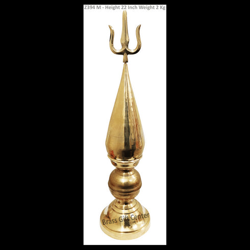 Brass Kalash Trishul 2Kg