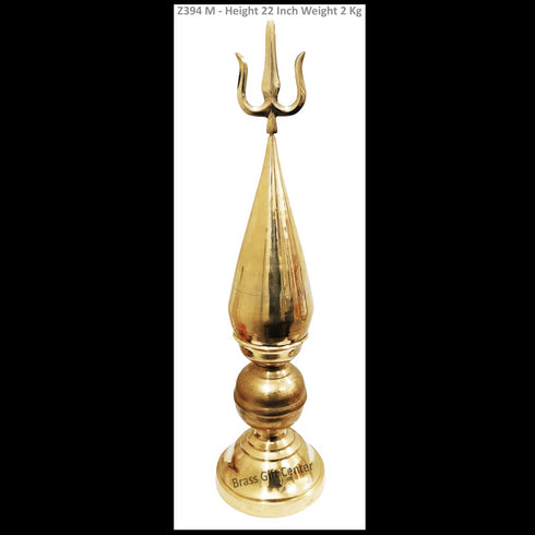 Brass Kalash Trishul 2Kg