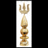 Brass Kalash Trishul 3.4Kg