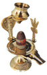 Brass Nav Dev Shiv Ling 0.07Kg
