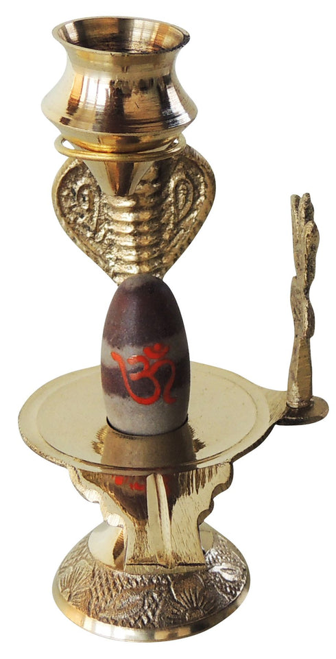 Brass Nav Dev Shiv Ling 0.07Kg