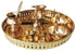 Brass Puja Thali Set With Multiple Items 0.33Kg