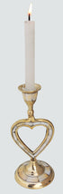 Brass Table Heart Candle Stand 0.26Kg