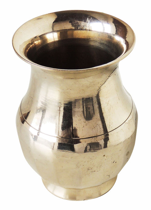 Pure Brass Amkhora Lota 0.52Kg
