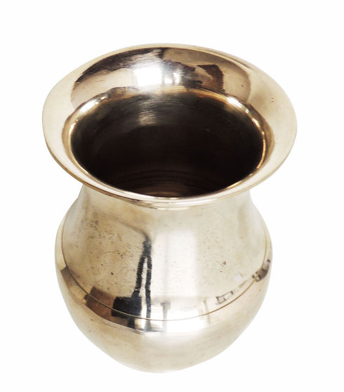 Pure Brass Amkhora Lota 0.66Kg