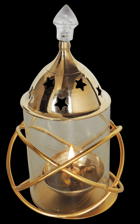 Iron and Brass Ring Udapi Chimney Deepak 0.25Kg