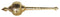 Brass Hanuman Mace Gada 1Kg