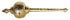 Brass Hanuman Mace Gada 1Kg
