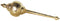 Brass Hanuman Mace Gada 1.36Kg