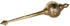 Brass Hanuman Mace Gada 1.75Kg