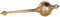 Brass Hanuman Mace Gada 2Kg
