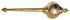 Brass Hanuman Mace Gada 2.5Kg
