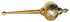 Brass Hanuman Mace Gada 3Kg