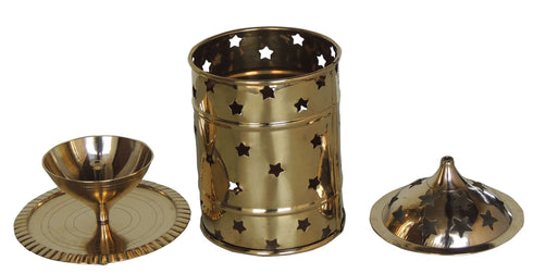 Brass Table Decor Oil Lamp Deepak 0.3Kg