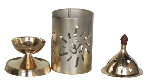 Brass Table Decor Oil Lamp Deepak 0.22Kg