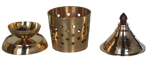 Brass Table Decor Oil Lamp Deepak 0.24Kg