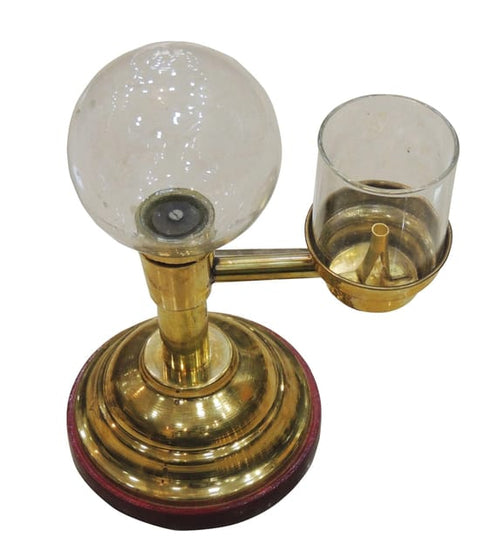 Brass Glass Akhand Diya Oil Lamp 200g