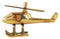 Brass Children Playing Helicopter 0.2Kg