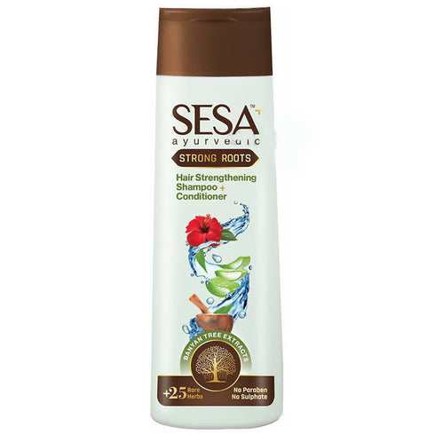 Sesa Ayurvedic Strong Roots Hair Strengthening Shampoo + Conditioner