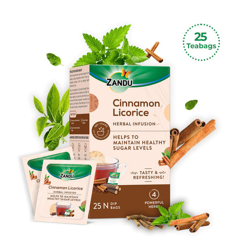 Zandu Cinnamon Licorice Herbal Infusion