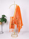 Orange Color Weaving Zari Work Jacquard Silk | Paithani | Dupatta