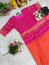 Ethnic Suits Zip and go Saree for Wedding