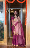 Ethnic Suits Zip and go Saree for Wedding Pink Color