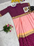 Ethnic Suits Zip and go Saree for Wedding Pink Color