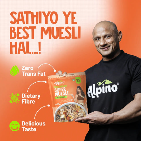Alpino Zero Added Sugar Super Muesli Nut Delight