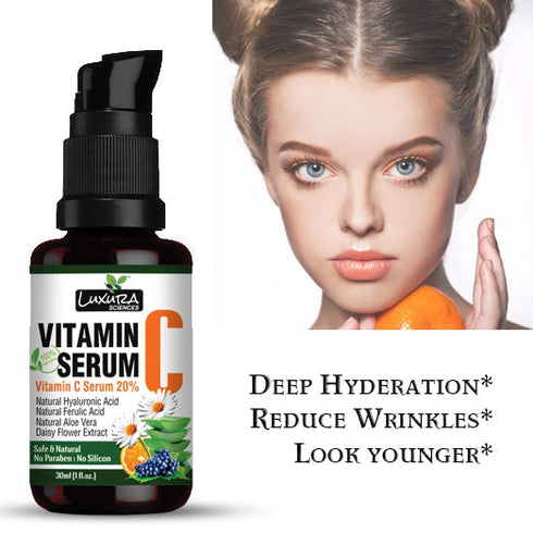 Luxura Sciences Vitamin C Serum for Skin Glow