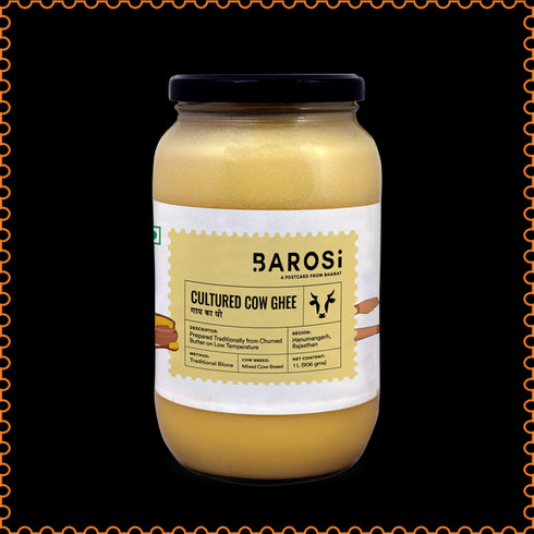 Barosi Cultured Cow Ghee 1 Ltr