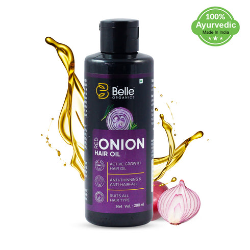 Belle Organics 100% Natural Red Onion Hair Oil