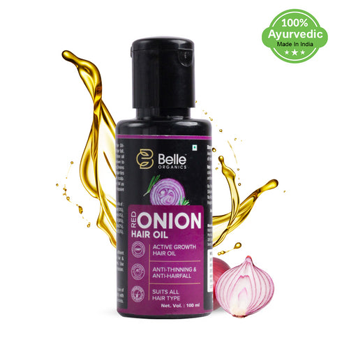 Belle Organics 100% Natural Red Onion Hair Oil