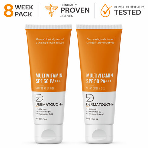 Dermatouch Multivitamin SPF 50 PA+++ Sunscreen Gel