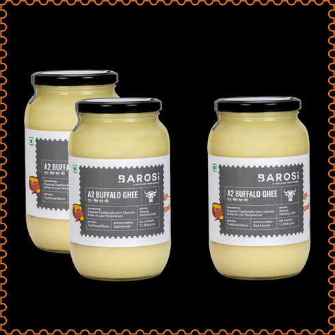 Barosi A2 Buffalo Ghee Family Pack 3L