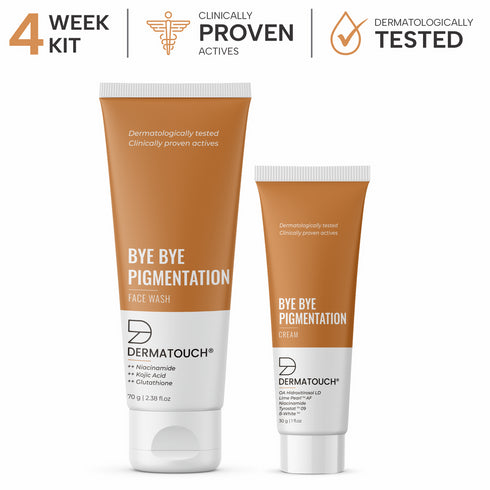 Dermatouch Bye Bye Pigmentation Removal Face Wash 70g & Cream 30g