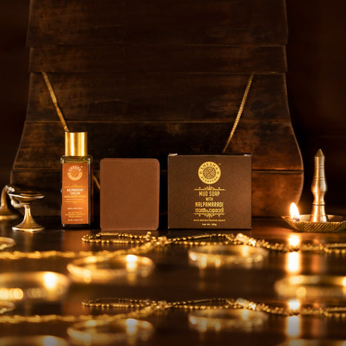 Shesha Ayurveda Quickest Tan Removal Combo 2 Items Nalpamaradi Thailam 50ml + Soap