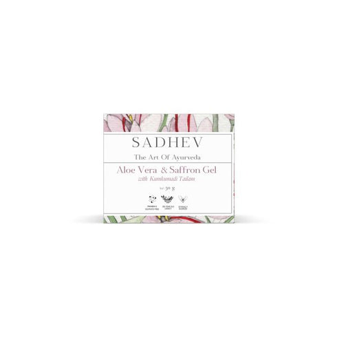 Sadhev Aloe Vera and Saffron Gel with Kumkumadi Tailam