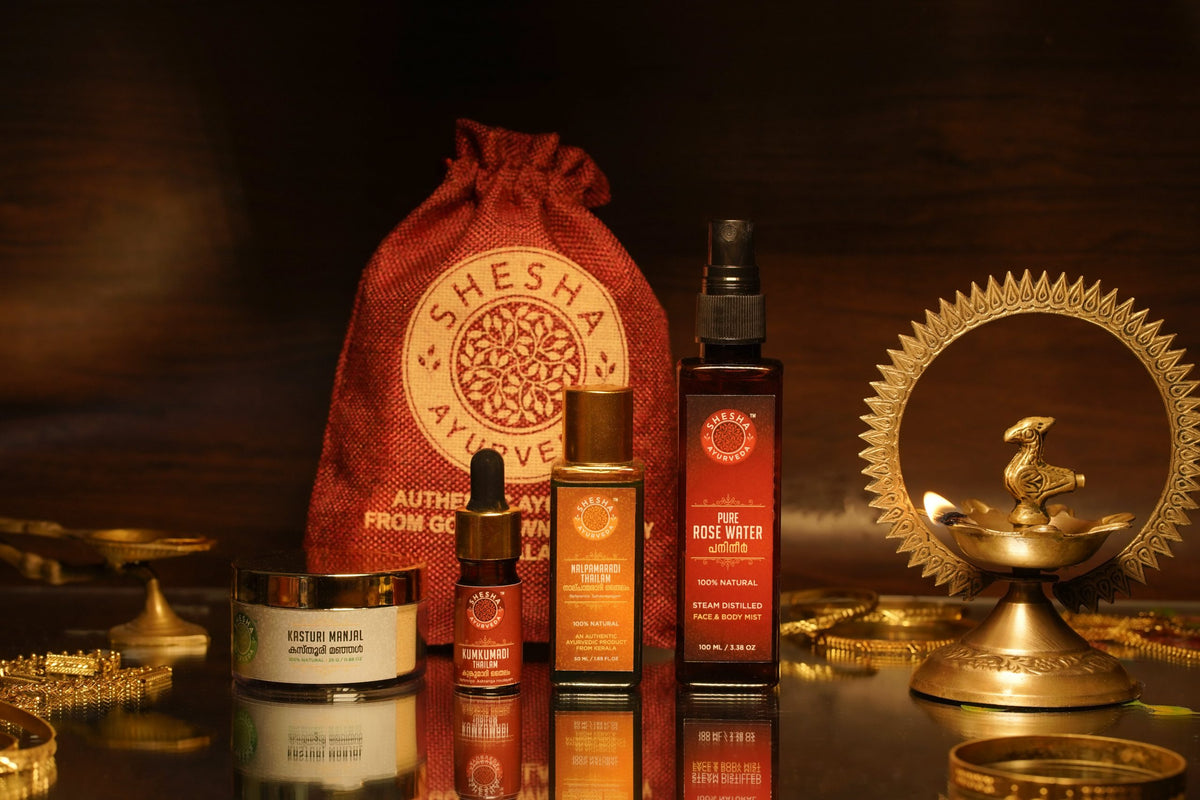 Shesha Ayurveda Discovery Kit Combo Of 4 Items PUSHMYCART