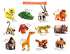 BOX SET of 12 DIY Mini Endangered Animals Paper Craft Kits