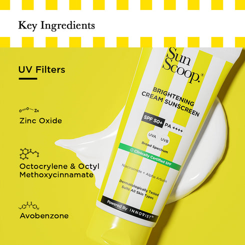 Innovist Brightening Cream Sunscreen | SPF 50 | 45 g
