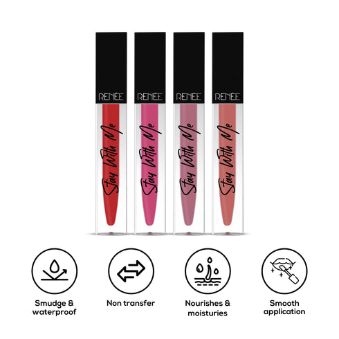 Renee Stay With Me Non Transfer Matte Liquid Lip Color 5ML