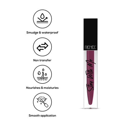 Renee Stay With Me Non Transfer Matte Liquid Lip Color 5ML
