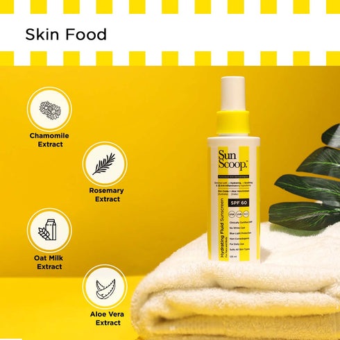 Innovist Hydrating Fluid Sunscreen |For Face and Body | SPF 60 | PA++++