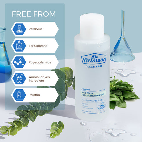 The Face Shop Dr.Belmeur Clean Face Mild Toner 145ml