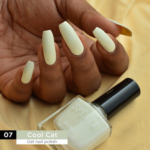 Spekta Gel Shine Nail Polish 07 Cool Cat Off White