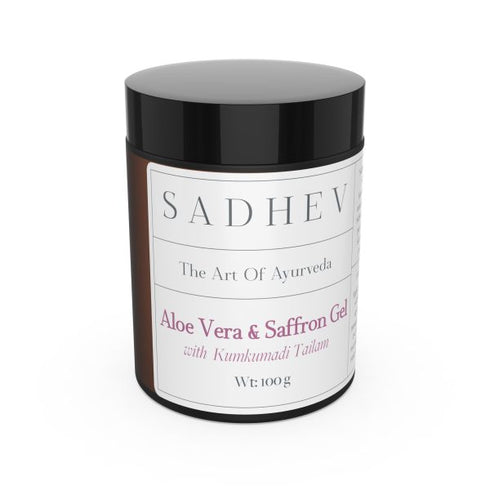 Sadhev Aloe Vera and Saffron Gel with Kumkumadi Tailam